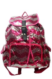 Sequin Backpack-ZIQ2929L/H/PINK